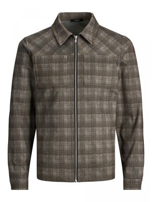 JPRBLAPHIL SWEAT JACKET LTN Monument-SLIM