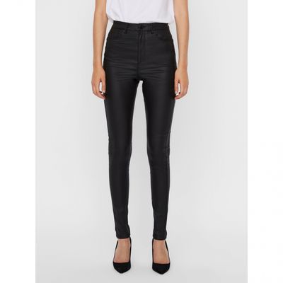 VMLOA HR SKINNY S COATED PANT GA NOOS Black