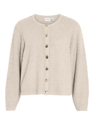 VIPAZA L/S O-NECK KNIT CARDIGAN/R Birch