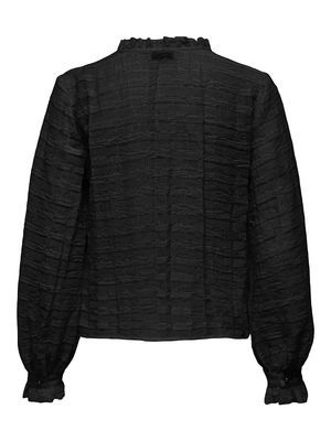 JDYAMELIA L/S PEARL SHIRT WVN Black