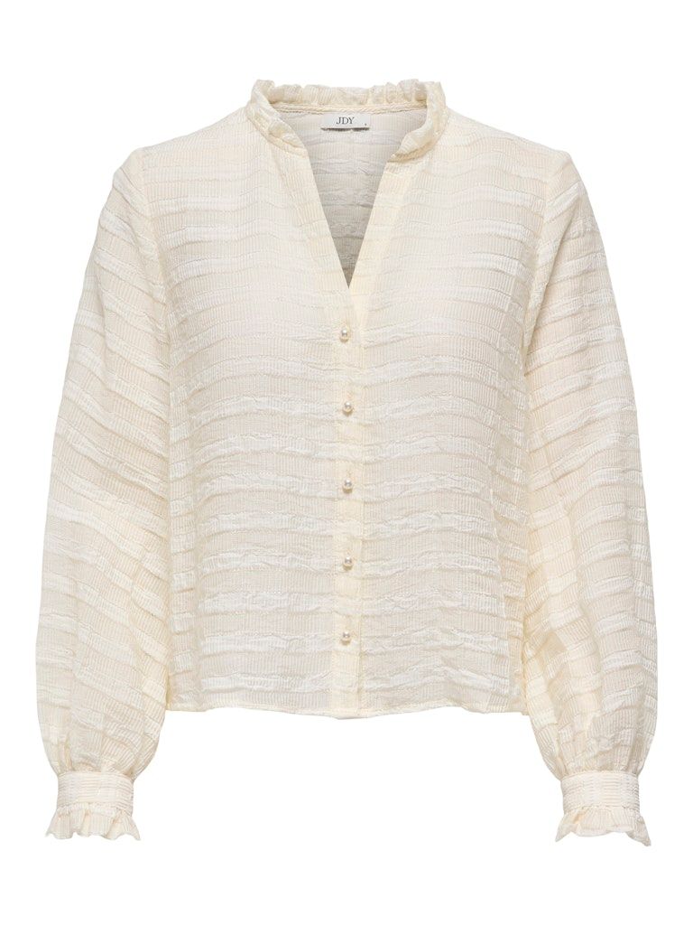 JDYAMELIA L/S PEARL SHIRT WVN Cloud Dancer