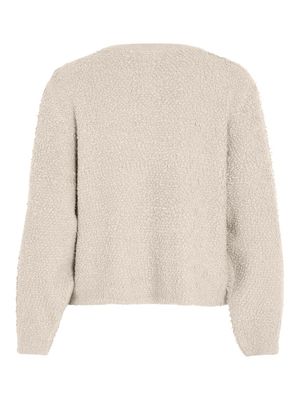 VIPAZA L/S O-NECK KNIT CARDIGAN/R Birch