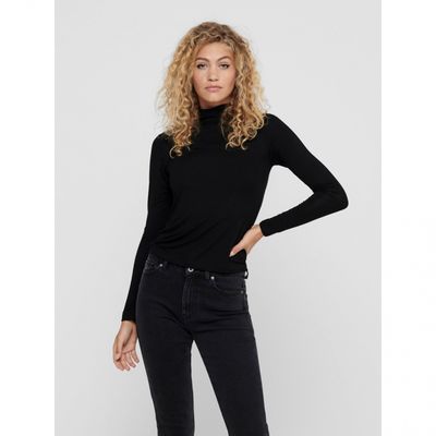 ONLLELA LIFE L/S ROLLNECK TOP NOOS JRS Black