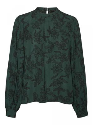 VMFILIP L/S TOP WVN Pine Grove/FILIP Pine