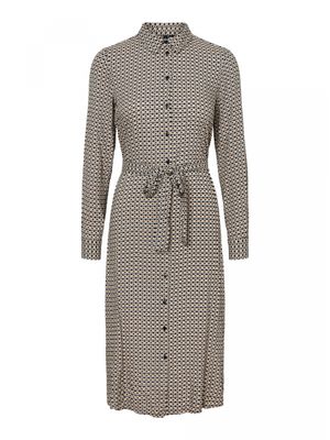 VMCARMEN LS CALF SHIRT DRESS WVN GA Navy Blazer