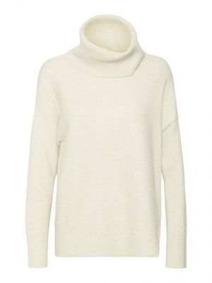 VMDOFFY LS COWLNECK BLOUSE GA NOOS Birch-MELANGE