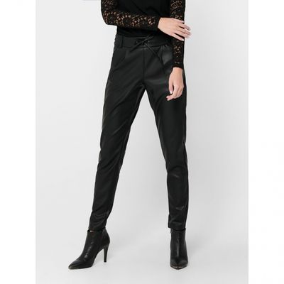 ONLPOPTRASH EASY COATED PANT PNT NOOS Black