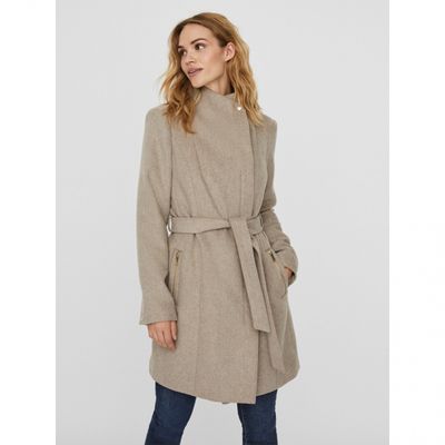 VMTWODOPE BELT 3/4 WOOL JACKET GA NOOS Silver Mink/MELANGE