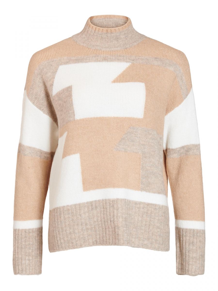 VISARABI KNIT L/S TOP/CAMP Natural Melange/SIMP