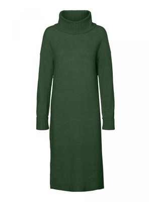 VMGAIVA LS COWL NECK DRESS GA KI Black Forest/W. MELA