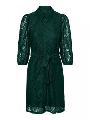 VMBONNA 3/4 SHORT SHIRT DRESS WVN BF Pine Grove