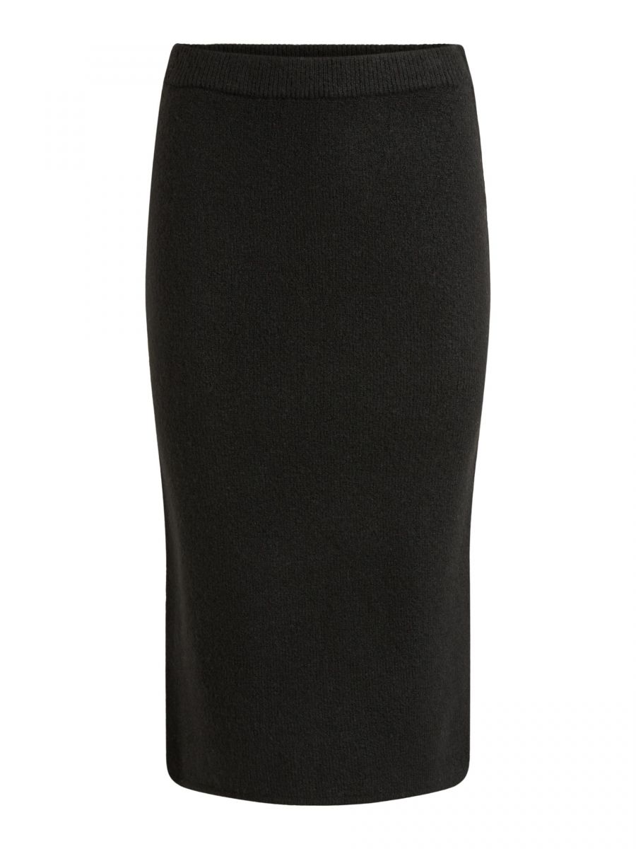 VIJEAMINE KNIT HW MIDI SKIRT/SU/DES Black