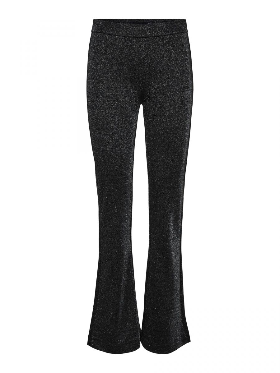 VMKAMMA MR FLARED GLITTER PANT GA COLOR Black/SILVER GLITTER