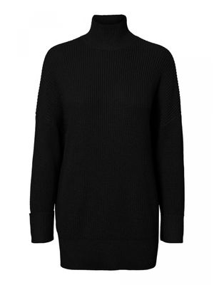 VMRUBERTA LS HIGHNECK BLOUSE GA BF Black