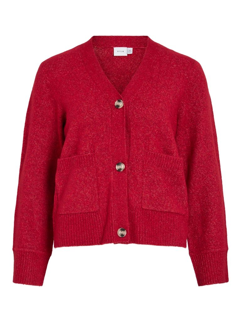 VIMIRAZ V-NECK L/S KNIT CARDIGAN/PB Jester Red