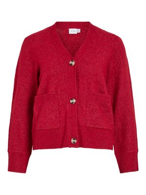 VIMIRAZ V-NECK L/S KNIT CARDIGAN/PB Jester Red