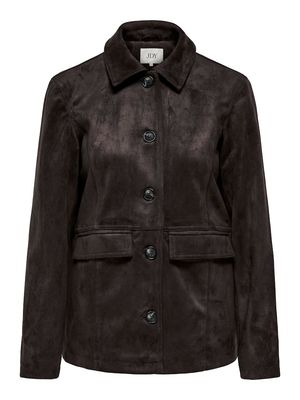 JDYPARKER FAUX SUEDE JACKET OTW YFM Chocolate Torte