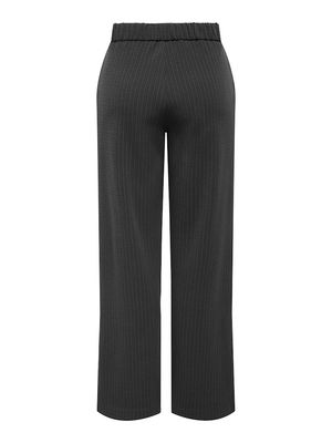 JDYDOLORES PANT JRS Dark Grey Melange-PINSTRIPE
