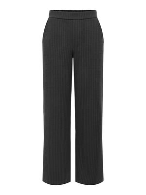JDYDOLORES PANT JRS Dark Grey Melange-PINSTRIPE