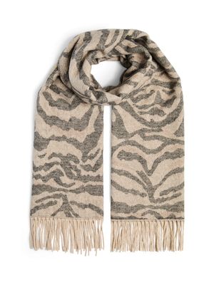 PCJIRA SCARF NOOS BC White Pepper/TIGER