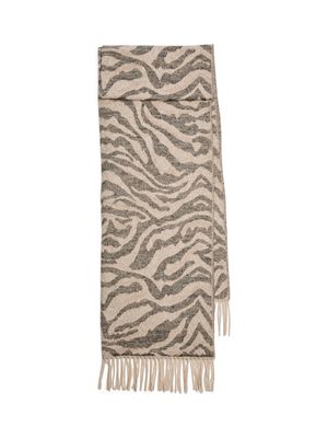 PCJIRA SCARF NOOS BC White Pepper/TIGER