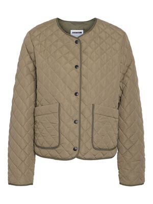 NMHARPER QUILTED JACKET FWD Mermaid/KALAMATA