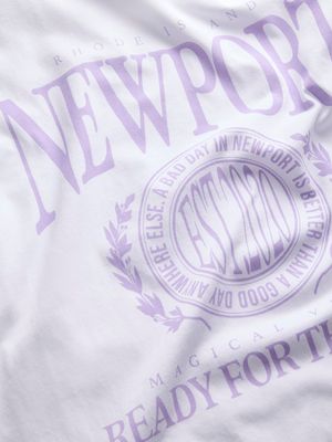 JXMERLE REG SS TEE JRS Bright White/NEWPORT
