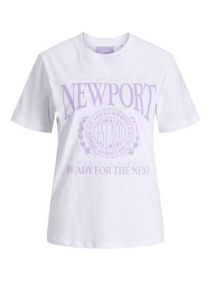 JXMERLE REG SS TEE JRS Bright White/NEWPORT