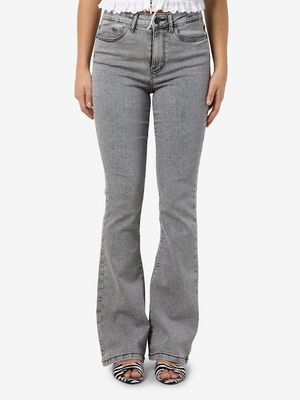 NMSALLIE HW SKINNY JEAN VI545LG FWD NOOS Light Grey Denim