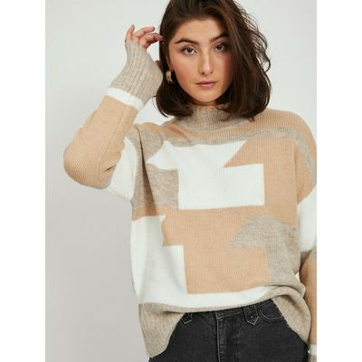 VISARABI KNIT L/S TOP/CAMP Natural Melange/SIMP