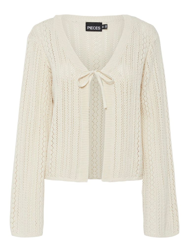 PCNUKA LS KNIT CARDIGAN NOOS BC Birch