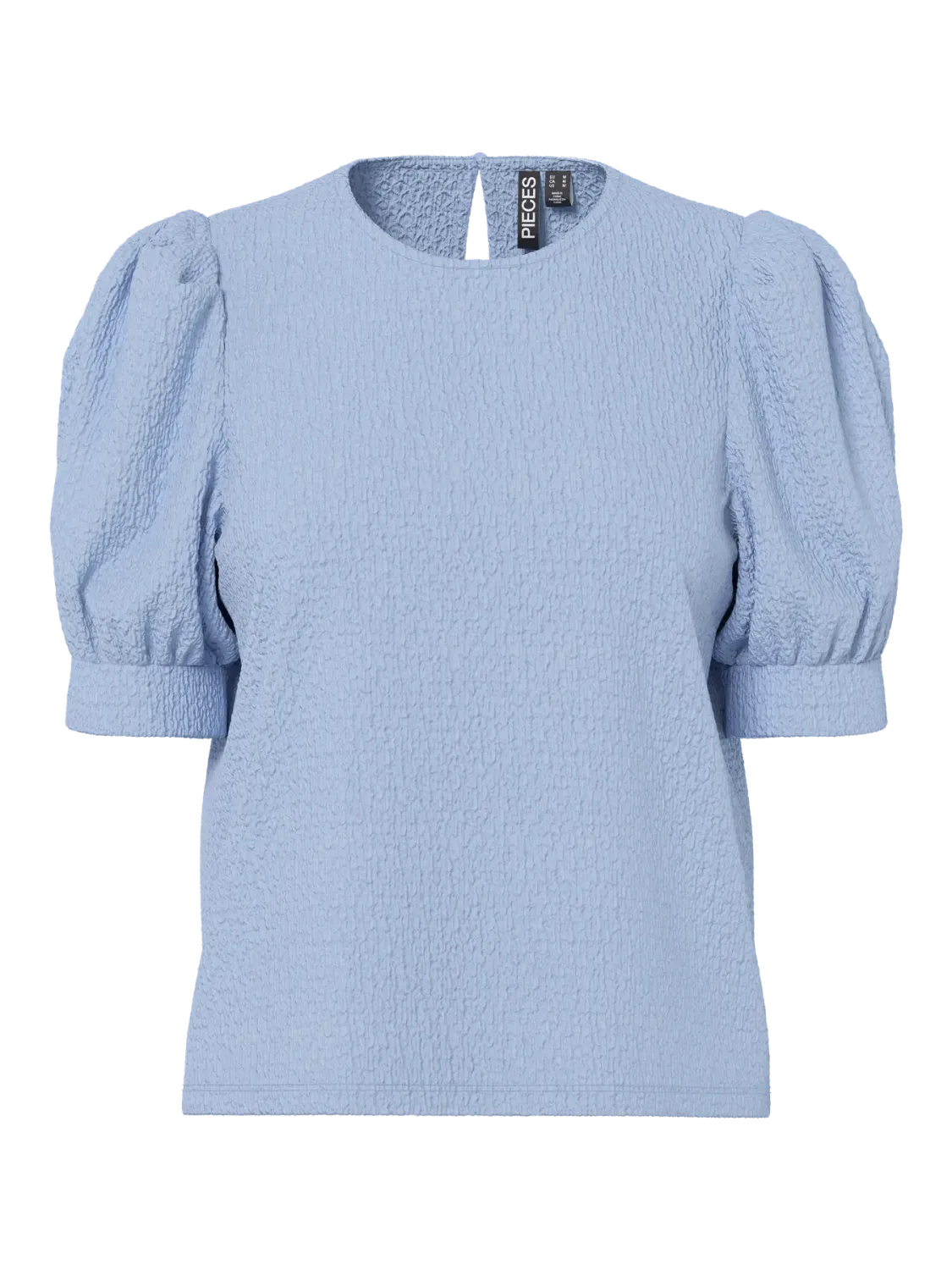 PCJAMAL 2/4 O-NECK TOP NOOS JRS BC Cashmere Blue