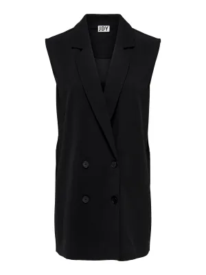 JDYGEGGO LIFE S/L LONG WAISTCOAT JRS Black