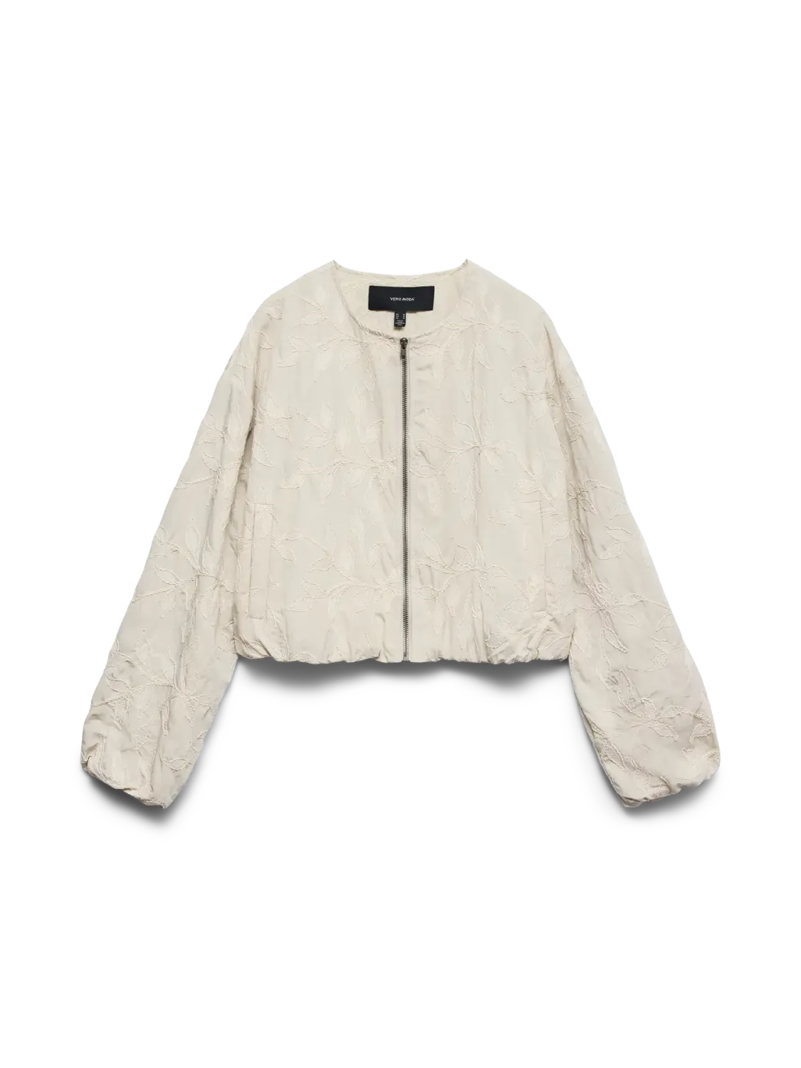 VMBEATRICE LS EMB BOMBER JACKET EXP Pumice Stone