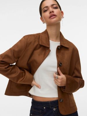 VMJOSE KELLY SHORT JACKET GA NOOS Cognac