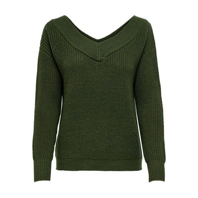ONLMELTON LIFE L/S PULLOVER KNT NOOS Forest Night