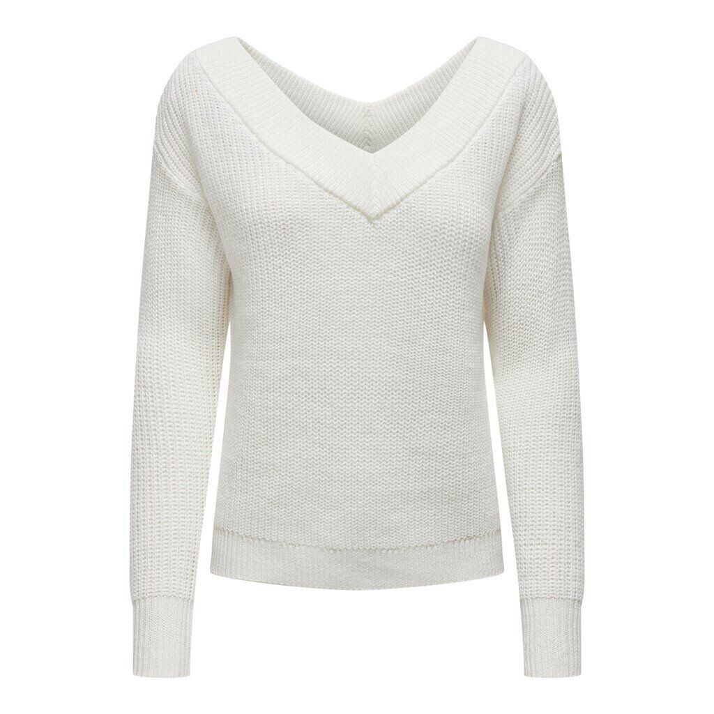 ONLMELTON LIFE L/S PULLOVER KNT NOOS Cloud Dancer