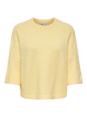 ONLSIMONI 3/4 PULLOVER KNT NOOS Mellow Yellow/MELANG