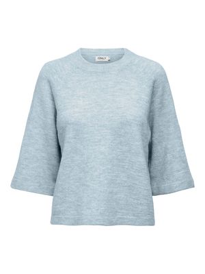 ONLSIMONI 3/4 PULLOVER KNT NOOS Cashmere Blue/MELANG