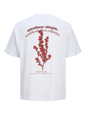 JJRODY TEE SS CREW NECK  White