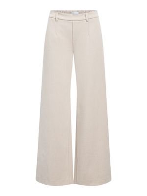 OBJLISA WIDE PANT NOOS Humus-Melange