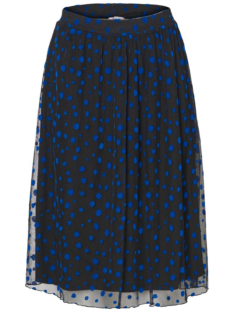 PCSANDIE MW MIDI SKIRT BlacK