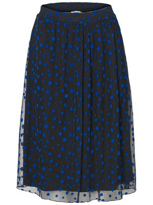 PCSANDIE MW MIDI SKIRT BlacK