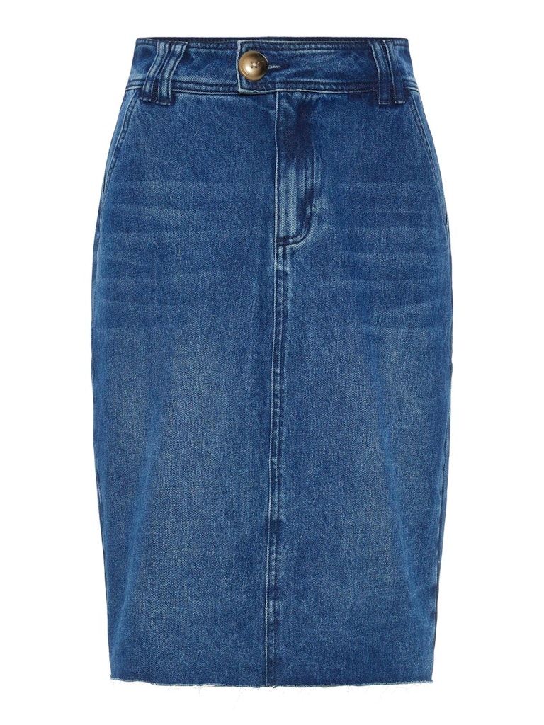 PCSINA HW SKIRT DB308-IN Dark Blue Denim