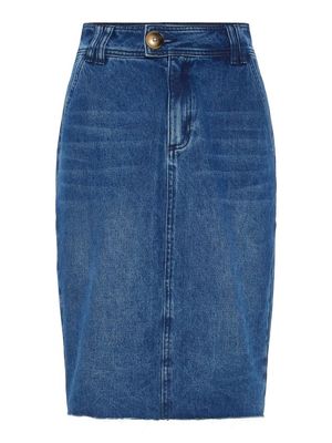 PCSINA HW SKIRT DB308-IN Dark Blue Denim