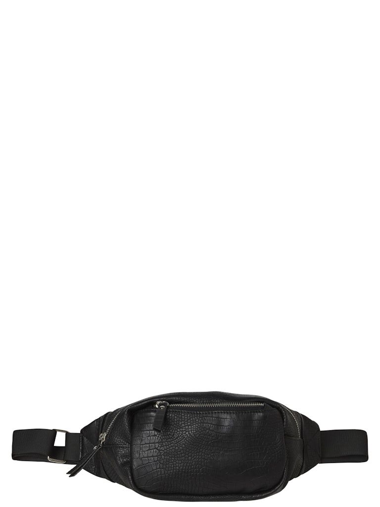 PCSAMA BUM BAG Black/Croco