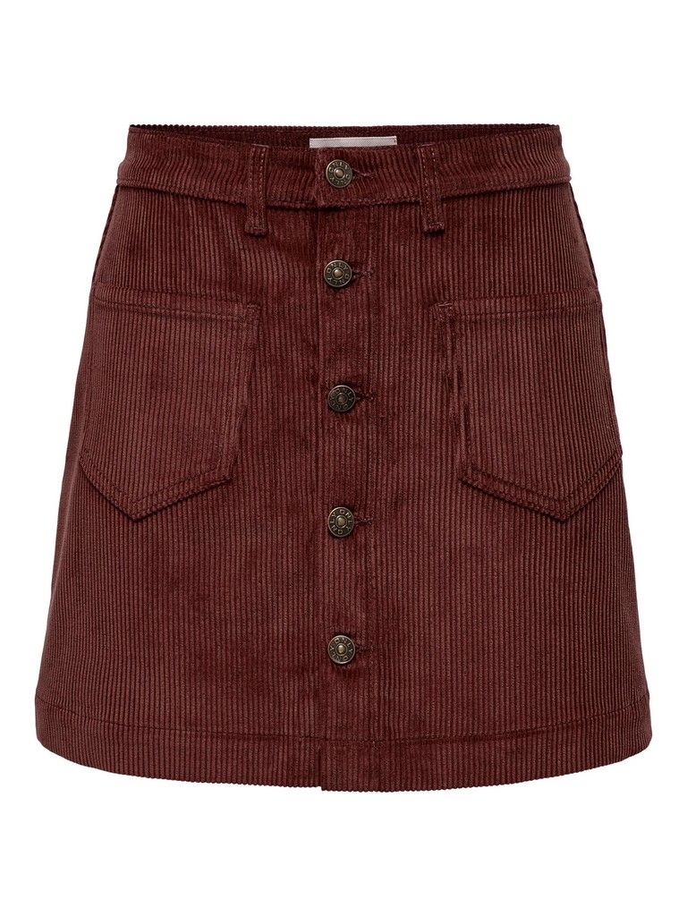 ONLAMAZING GLOBAL HW CORD SKIRT PNT NOOS Coffee Bean