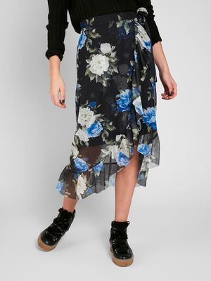 PCLULU MEDI MESH SKIRT D2D Victoria Blue