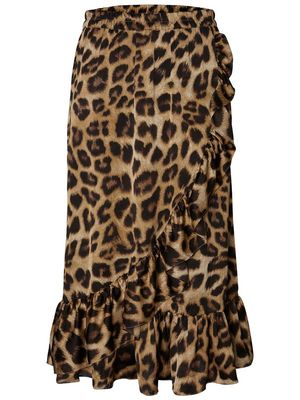 PCMARINE HW SKIRT JIT Black/LEO