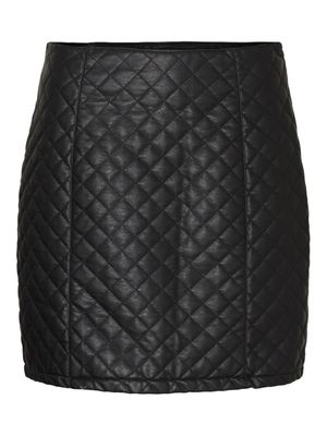 VMDIAMOND SHORT HW COATED SKIRT Black